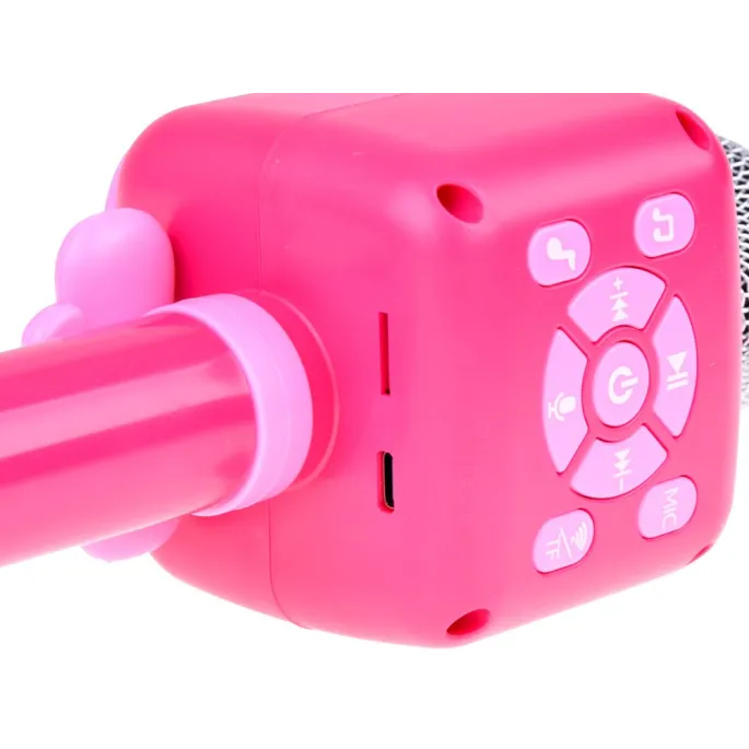 Zestaw dziecięcy mikrofon karaoke z kablem USB do ładowania