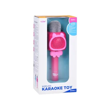 Mikrofon dla dzieci prezentujący ergonomiczną budowę i złącza