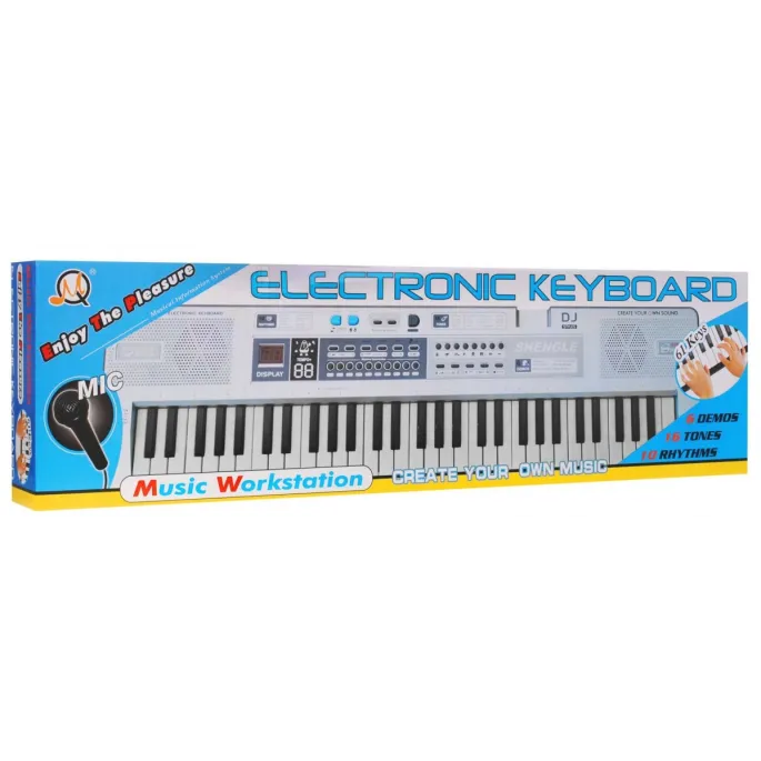 pełen zestaw keyboardu dla dzieci z akcesoriami do nauki muzyki