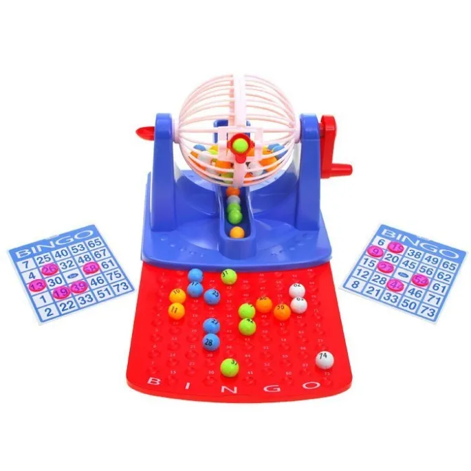 plansza do gry BINGO z rozłożonymi numerami podczas rozgrywki