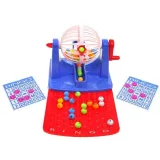 plansza do gry BINGO z rozłożonymi numerami podczas rozgrywki