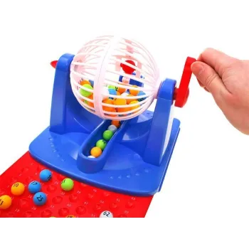 rozkładane karty do gry BINGO z widocznymi polami liczbowymi