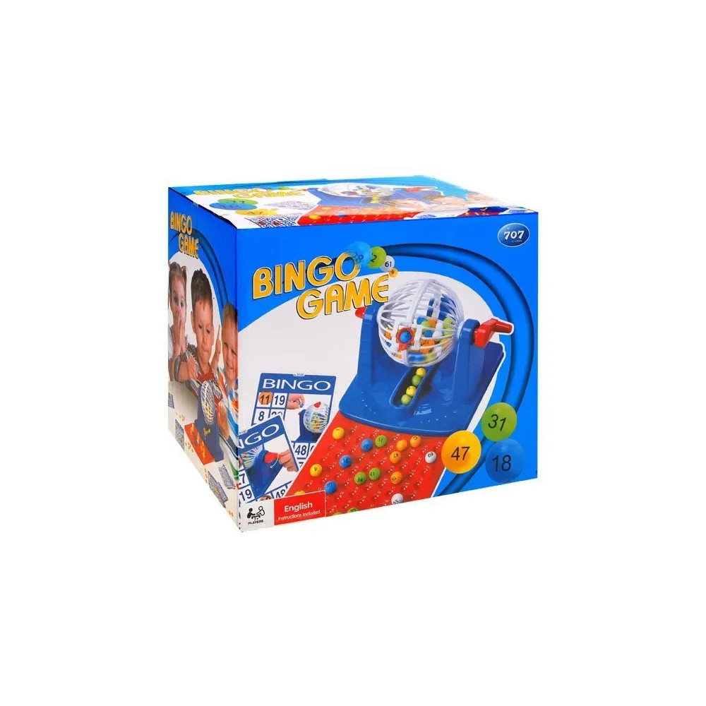 dzieci i dorośli rywalizujący w rodzinną grę liczbową BINGO