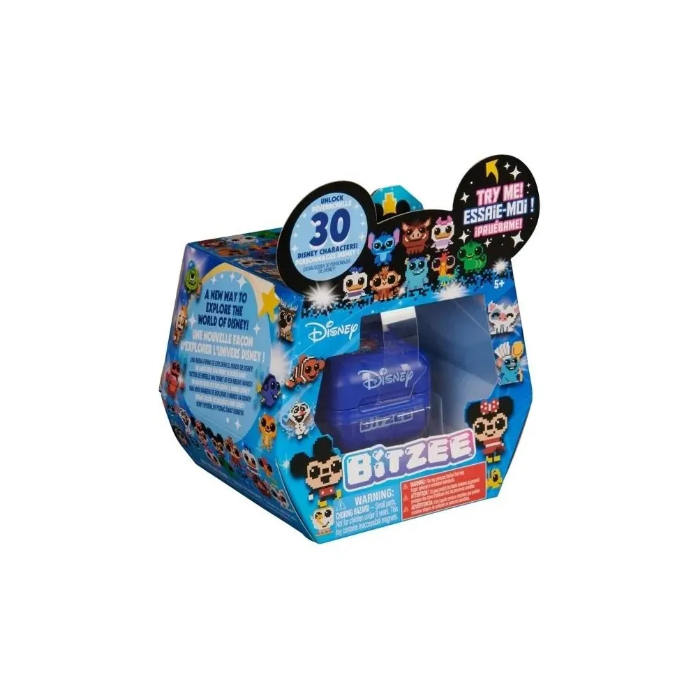 Bitzee Interaktywne zwierzątko Disney w kapsule z widoczną postacią Disneya