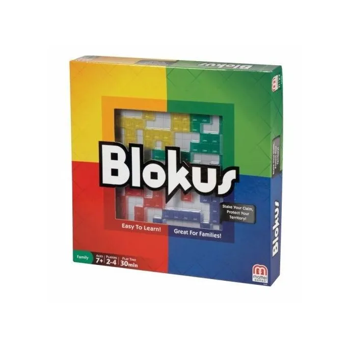 Blokus – kolorowe elementy gry na planszy podczas rozgrywki