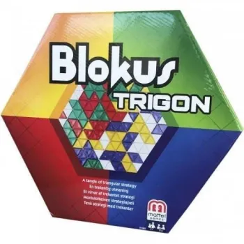 Blokus Trigon gra planszowa z trójkątnymi elementami na planszy