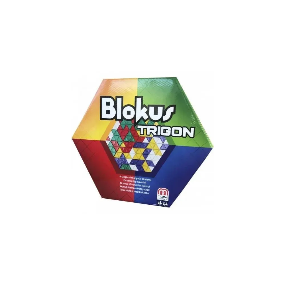 Blokus Trigon gra planszowa z trójkątnymi elementami na planszy