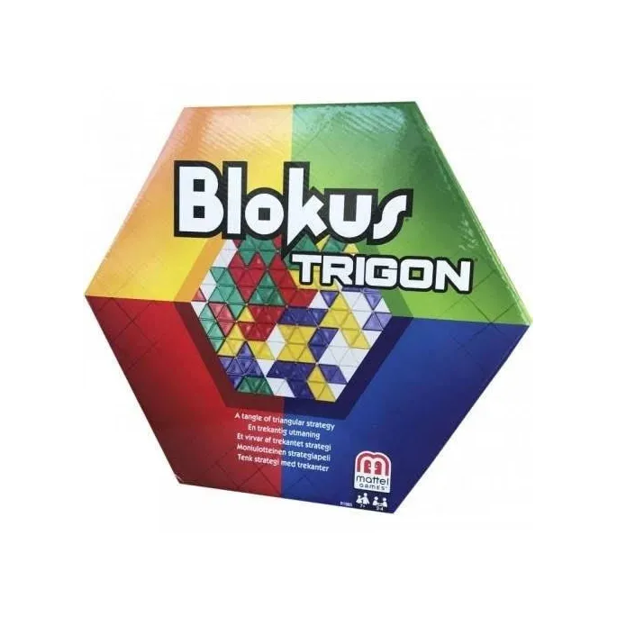 Blokus Trigon gra planszowa z trójkątnymi elementami na planszy