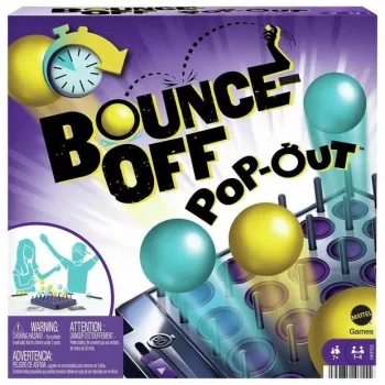 Gra Bounce Off: Pop Out z dynamiczną planszą i kolorowymi piłeczkami