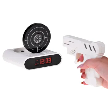 detal pistoletu na podczerwień zestawu z budzikiem