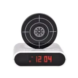 kompaktowy budzik z pistoletem widok z przodu