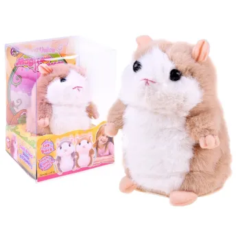 Chomik pluszowy interaktywny w pełnej okazałości