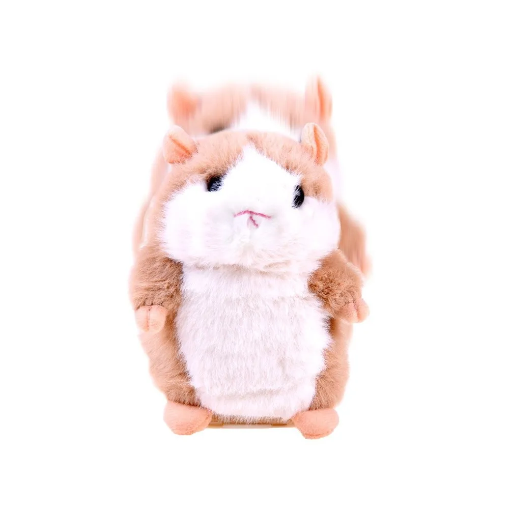 Detal miękkiego futerka na chomiku pluszowym