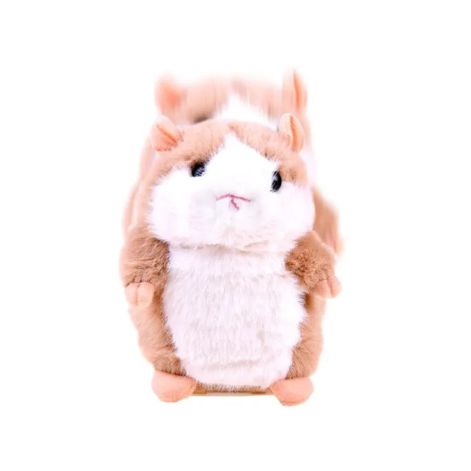 Detal miękkiego futerka na chomiku pluszowym