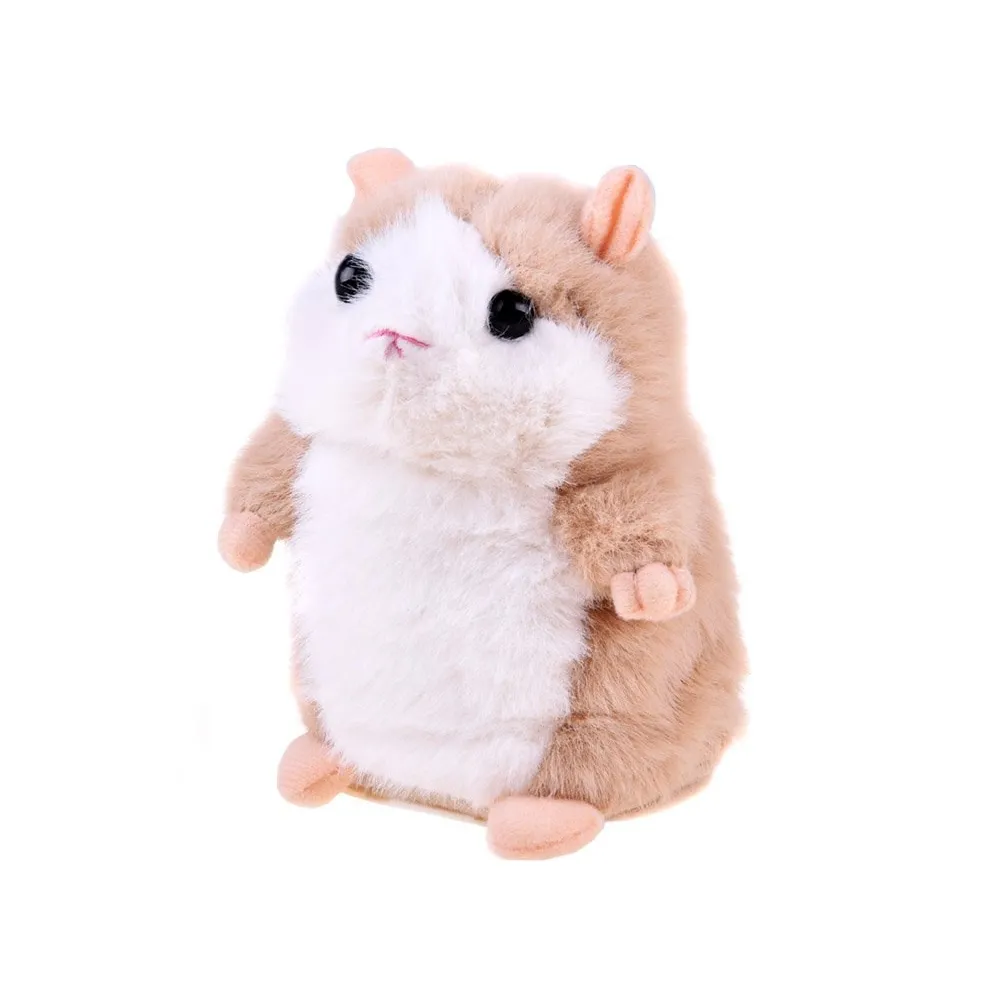 Chomik pluszowy podrygujący podczas zabawy