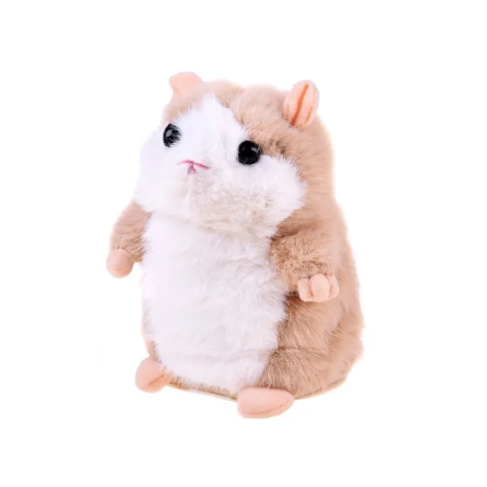 Chomik pluszowy podrygujący podczas zabawy