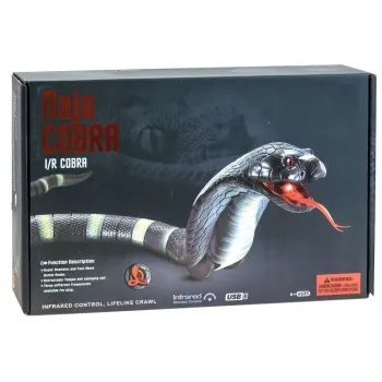 estetyczne opakowanie zawierające węża cobra rc