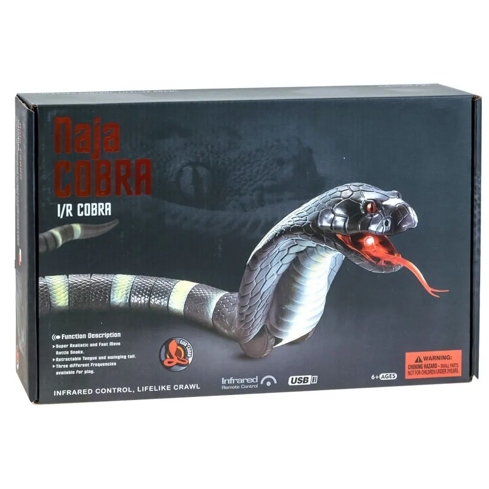 estetyczne opakowanie zawierające węża cobra rc