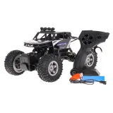 Szczegół zbliżenia metalowej karoserii samochodu Rock SHAKE 1:14