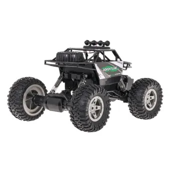 Zbliżenie na metalową karoserię modelu Crawler Rock SHAKE R/C