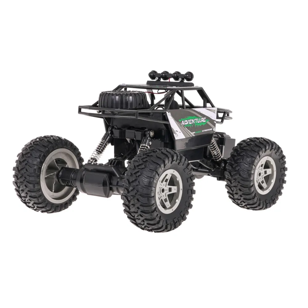 Zbliżenie na metalową karoserię modelu Crawler Rock SHAKE R/C