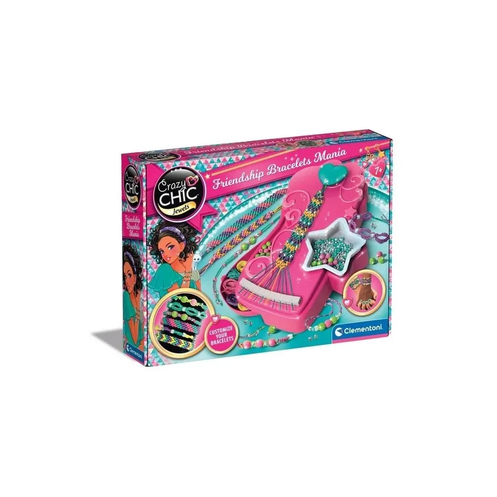 Zestaw Crazy Chic Bransoletkowa Mania z kolorowymi koralikami i sznureczkami