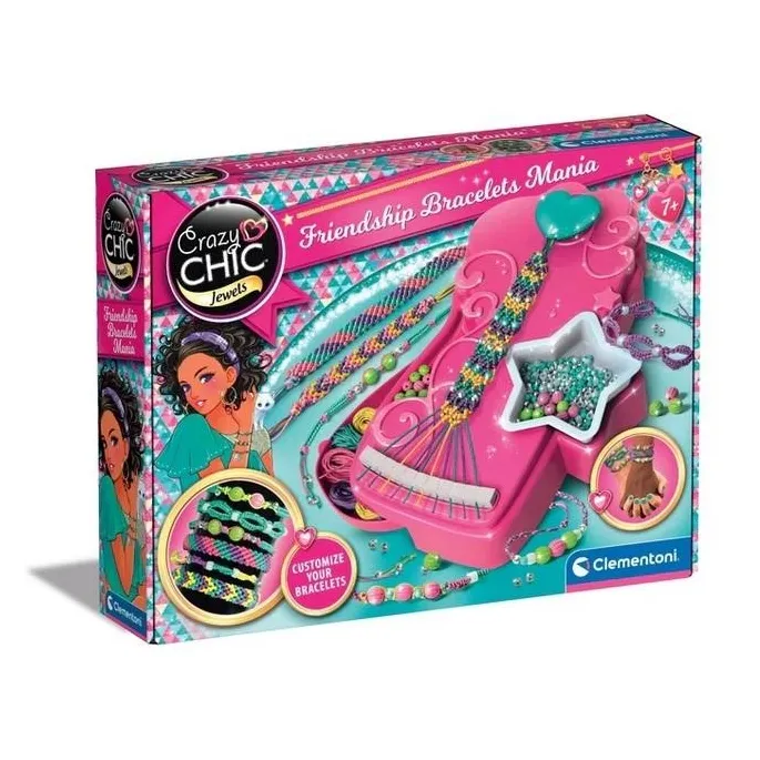 Zestaw Crazy Chic Bransoletkowa Mania z kolorowymi koralikami i sznureczkami