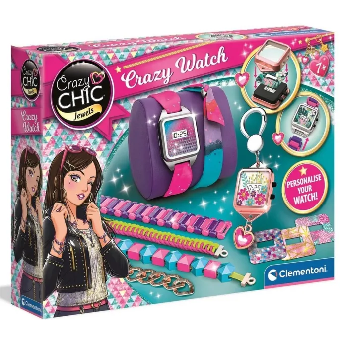 Zestaw Crazy Chic Lovely make up Zegarek z wymiennymi elementami dekoracyjnymi