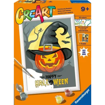 Zestaw CreArt dla dzieci do malowania obrazu z motywem Halloween