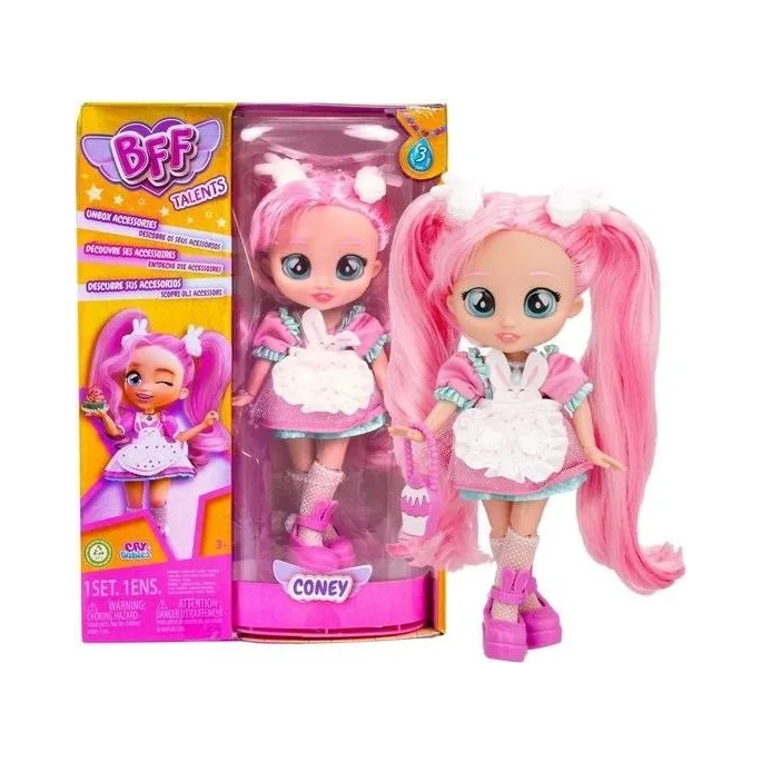 Lalka Cry Babies BFF Szef kuchni Coney z długimi, czesanymi włosami