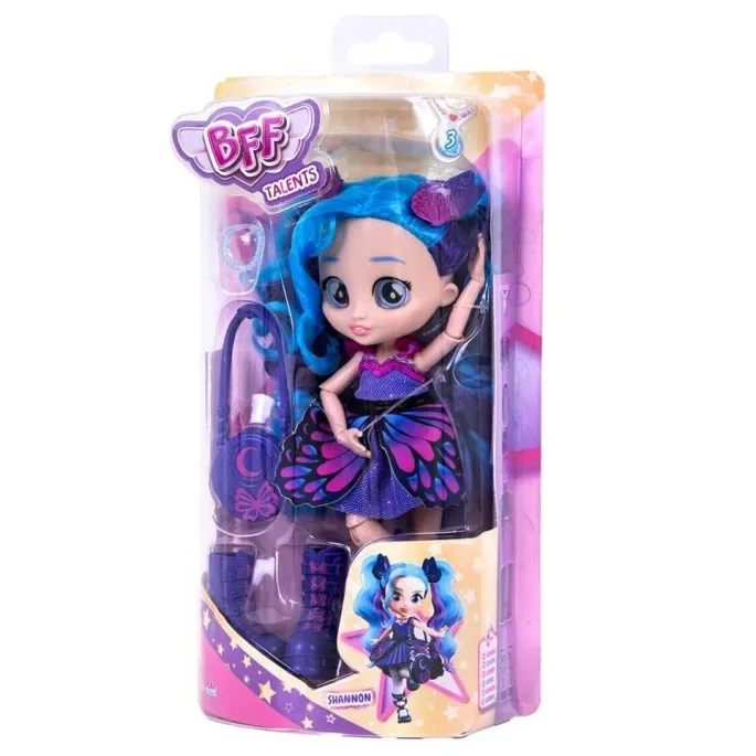 Lalka Tancerka Shannon z serii Cry Babies BFF w modnym stroju i z długimi włosami