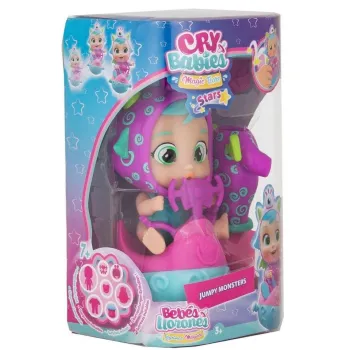 Figurka Cry Babies Magic Tears Jumpy Monsters Fuzz z silikonowym kombinezonem