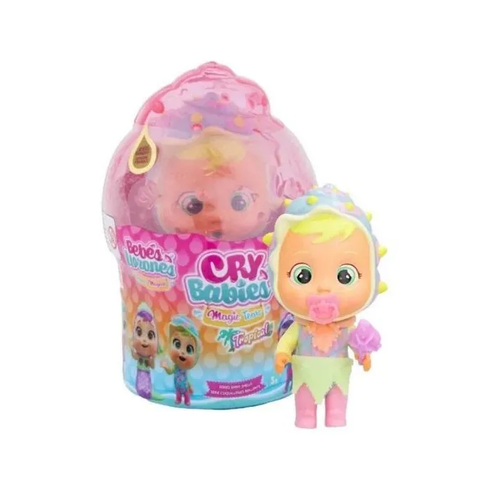 Laleczka Cry Babies Magic Tears Shiny Shells Sandy wyłaniająca się z muszli