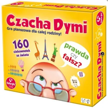 Plansza i elementy gry Czacha dymi podczas rozgrywki drużynowej