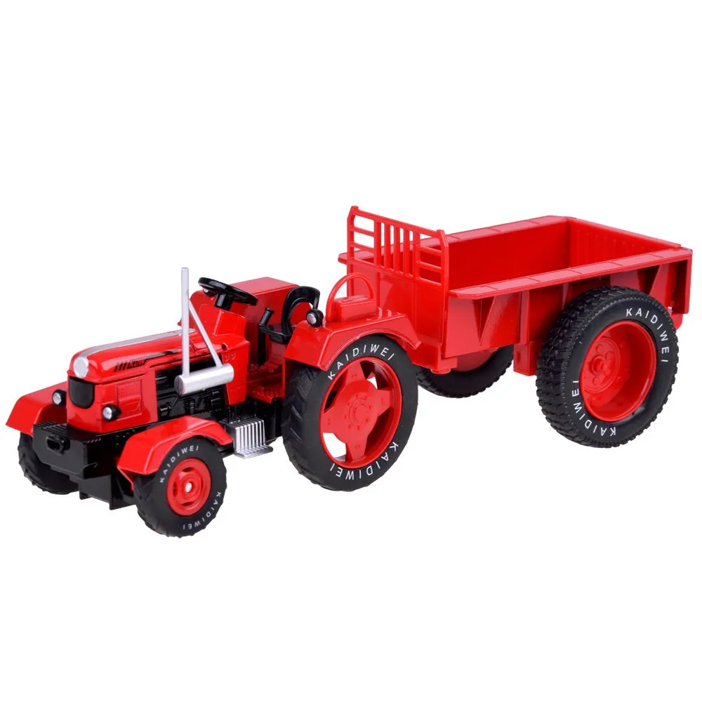 zbliżenie na skrętne gumowe koła czerwonego traktora