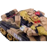 Detal wieżyczki z karabinem i oświetleniem LED podczas zabawy