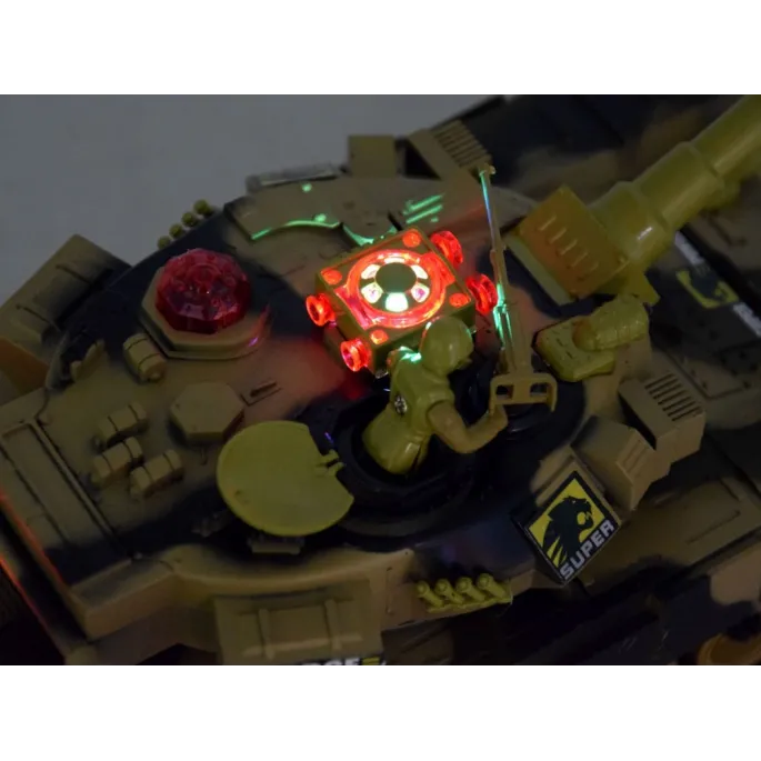 detal leśnego kamuflażu na powierzchni modelu czołgu RC0036ZI