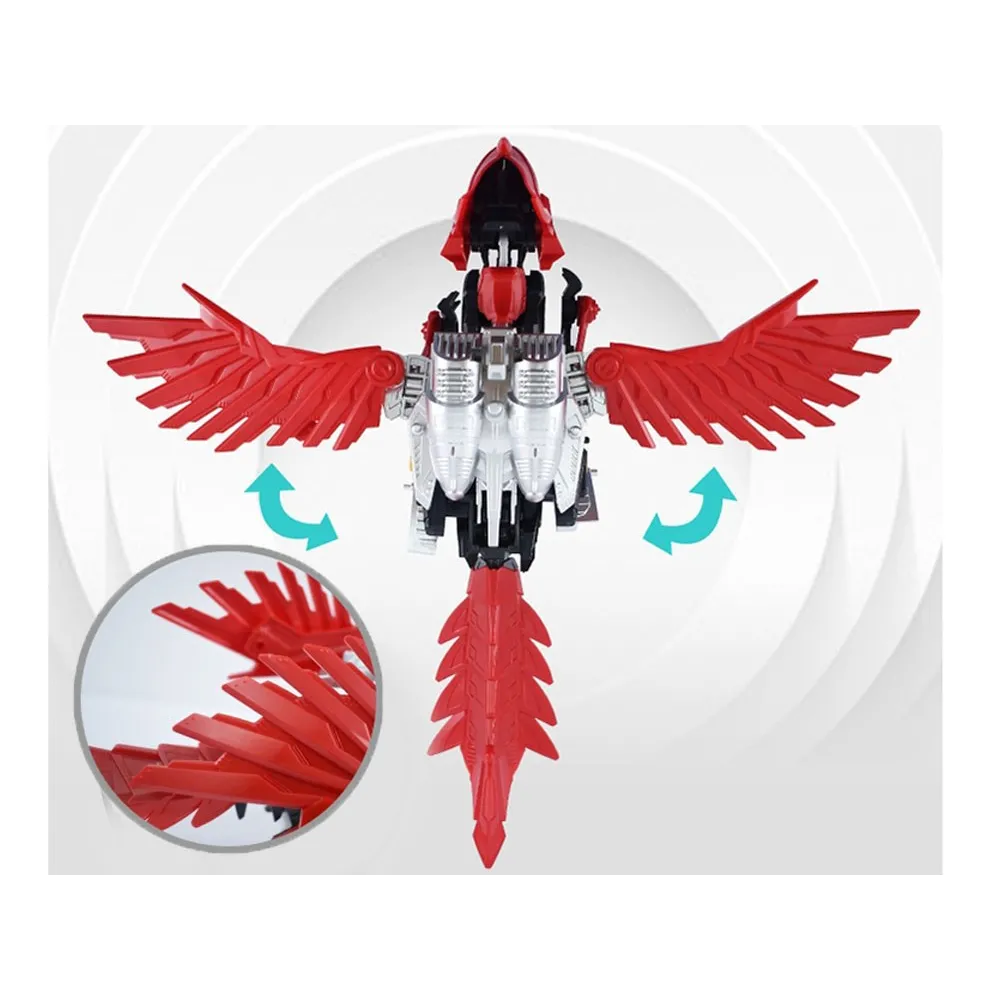 Detal mechanicznego elementu modelu dinozaura