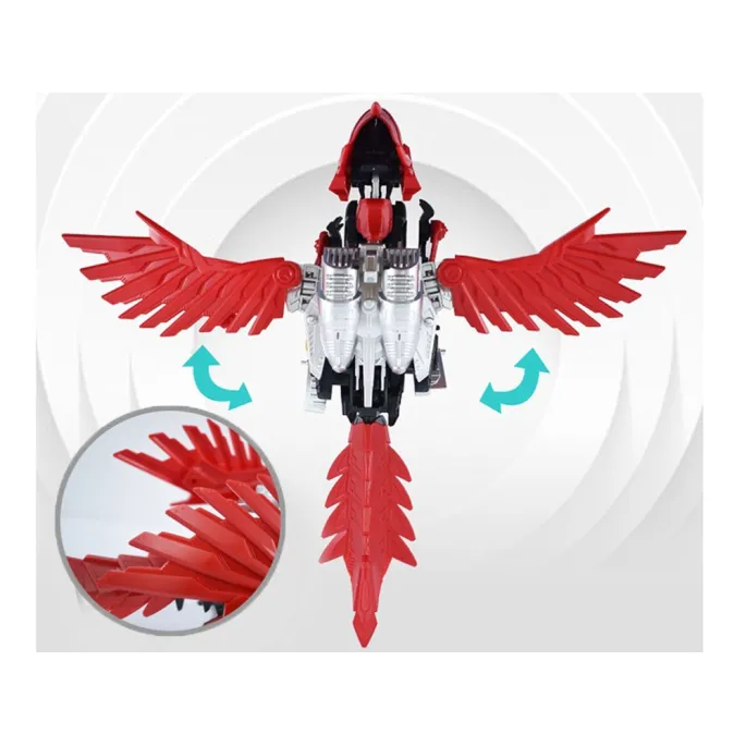 Detal mechanicznego elementu modelu dinozaura