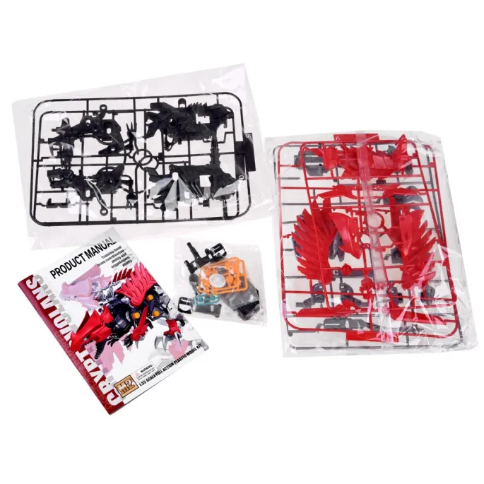 Zestaw części i instrukcja przed montażem Raptora