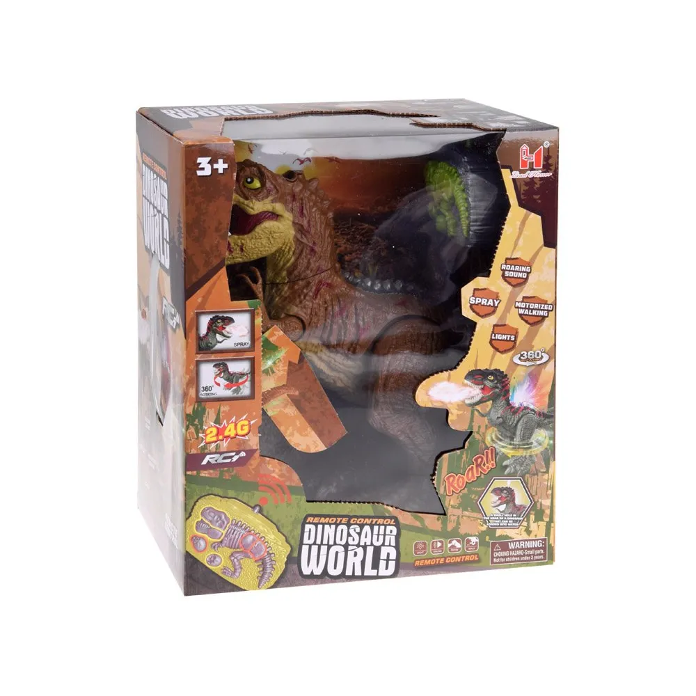 zabawka t-rex podczas wydawania odgłosów ryku