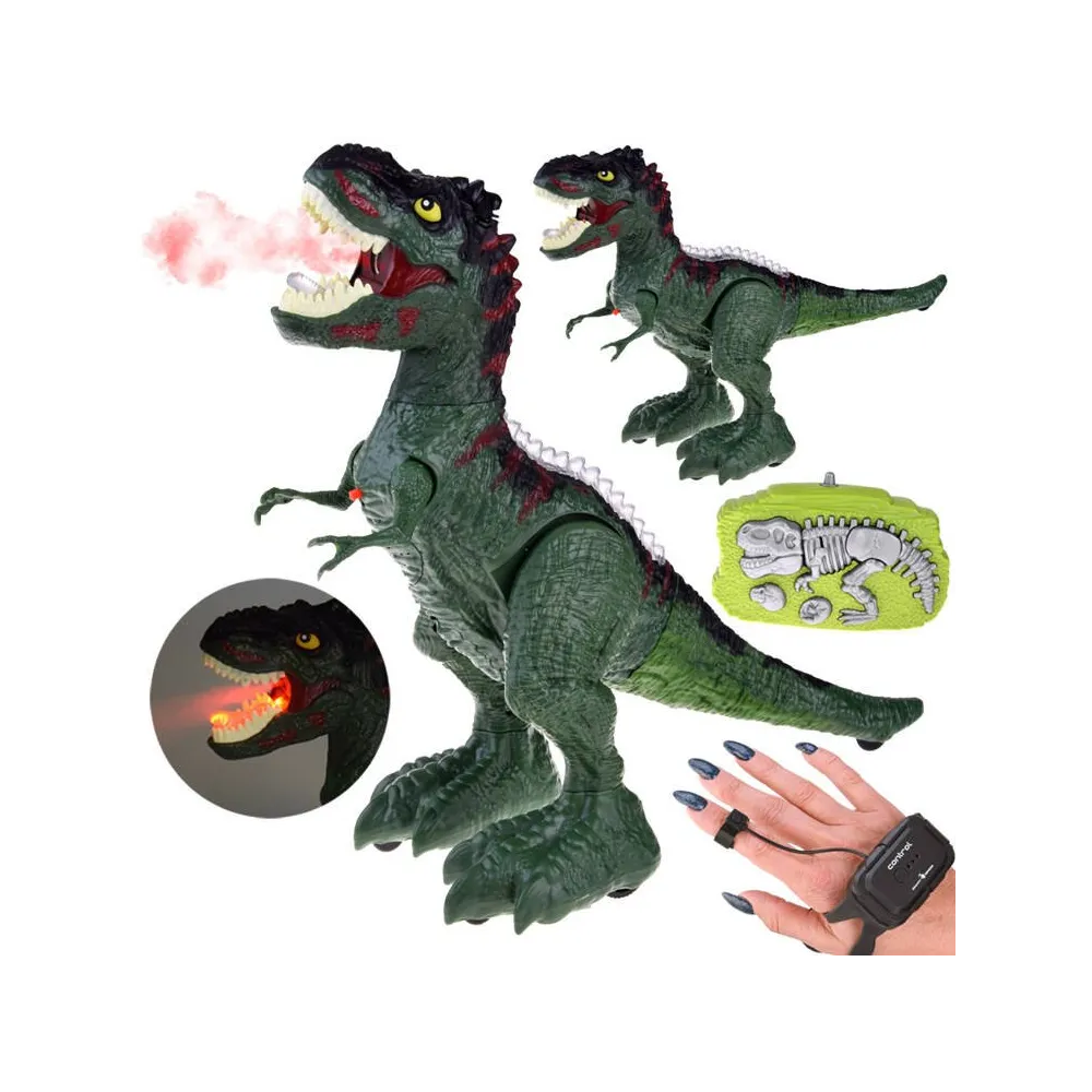 Dinozaur zdalnie sterowany z podświetleniem grzebienia
