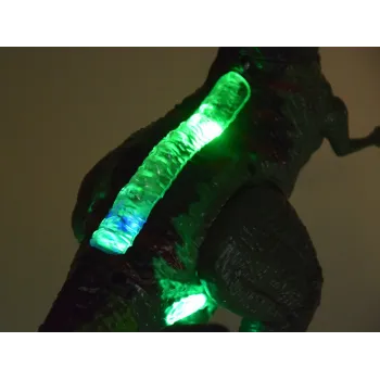 Wiernie odwzorowane detale głowy dinozaura