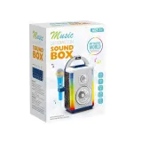 Detal gniazd słuchawkowych i MP3 w głośniku dla dzieci