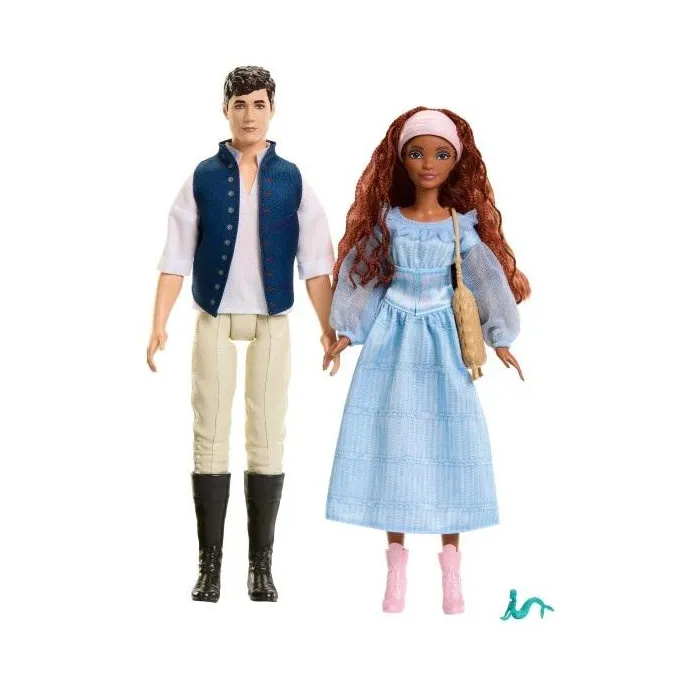 Zestaw lalek Arielka i Książę Eryk z filmowymi strojami z Małej syrenki