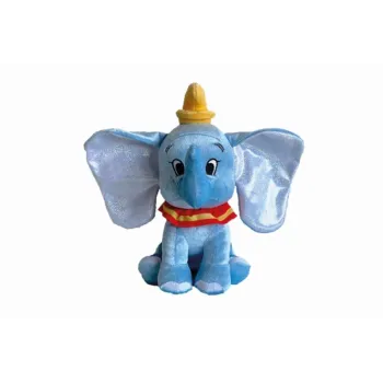 pluszowa maskotka Dumbo Disney 25 cm z dużymi uszami na jasnym tle