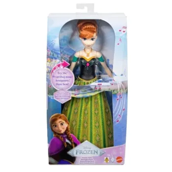 Śpiewająca lalka Księżniczka Anna z filmu Kraina Lodu, w oryginalnym stroju