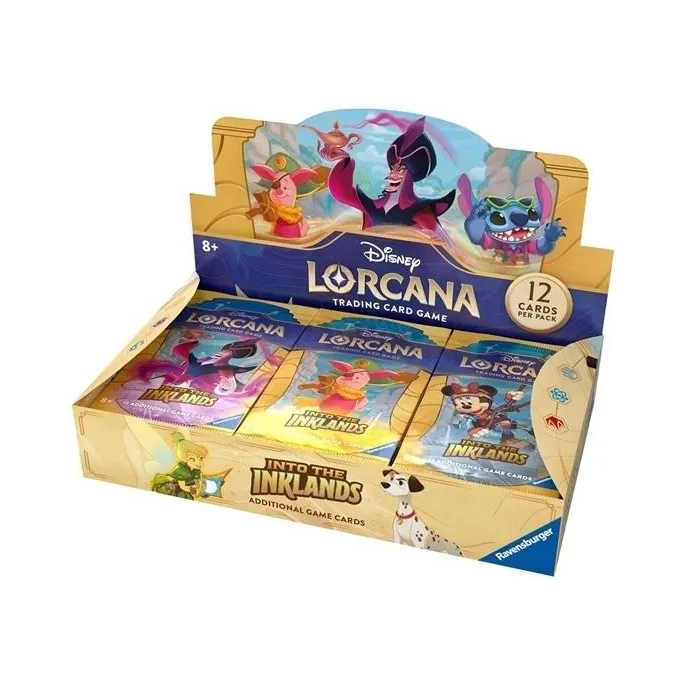 Disney Lorcana Set03 booster box z 24 boosterami kolekcjonerskiej gry karcianej
