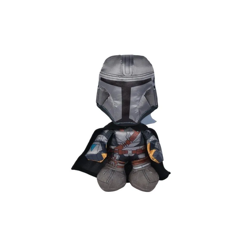 pluszowa maskotka the warrior 25 cm z mandalorian na białym tle