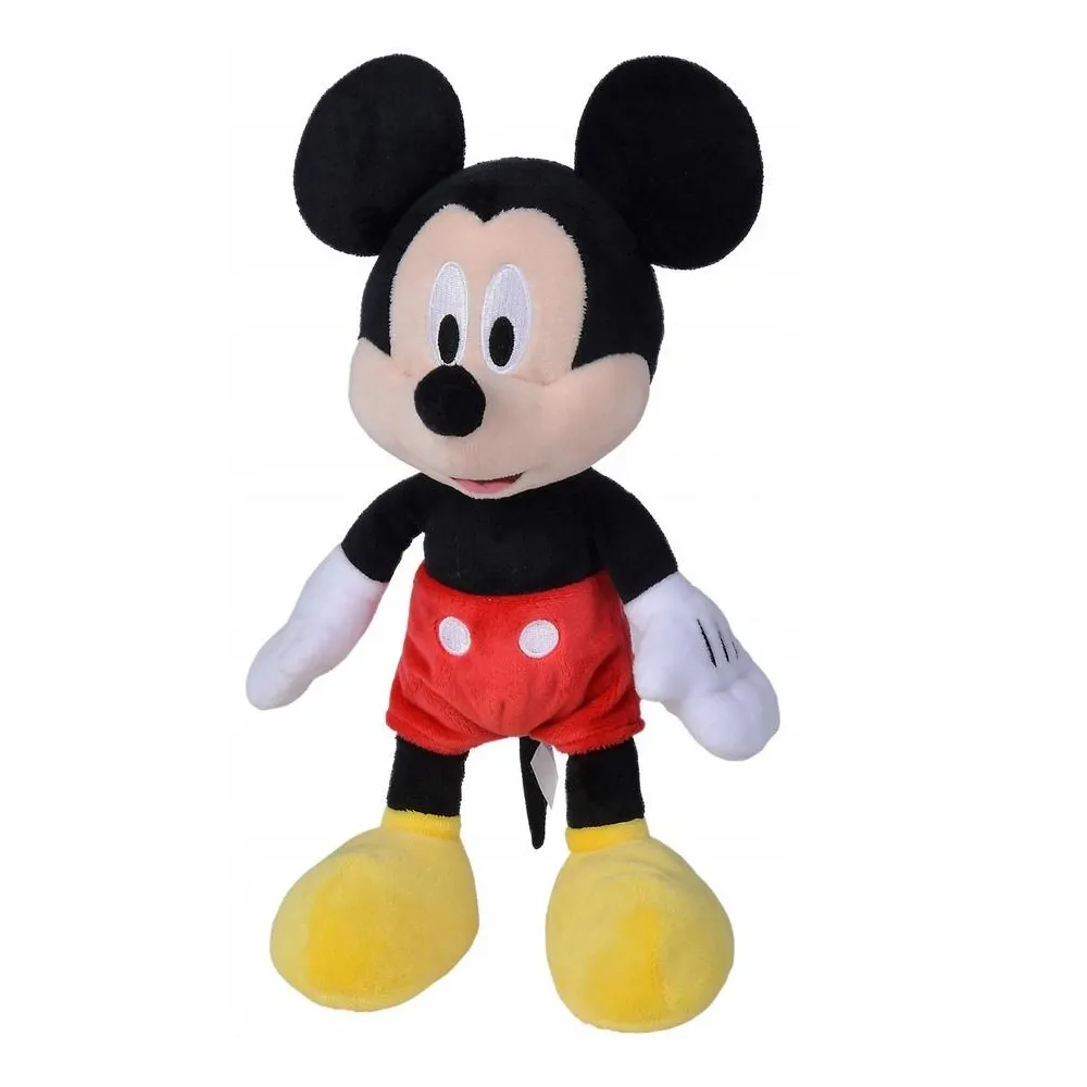 pluszowa maskotka Myszka Mickey 25 cm z charakterystycznymi uszami i czerwonymi spodniami